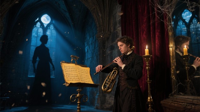 Free Ghostly Cathedral Performance Image - Pianist, Gothic, Cathedral ...