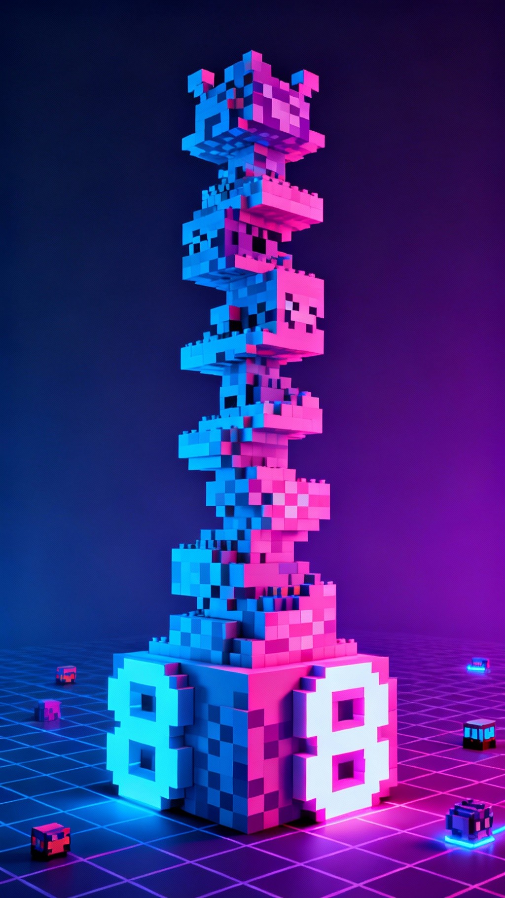 Free Pixel Evolution Tower Image - Pixel, Voxel, Tower | Download at ...