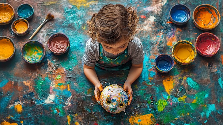Free Child Painting Passionately Image - Child, Painting, Creative ...