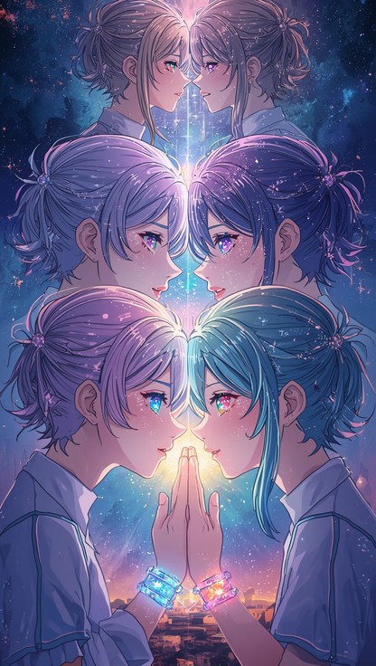 Free Cosmic Friendship Connection Image - Anime, Friendship, Fantasy ...
