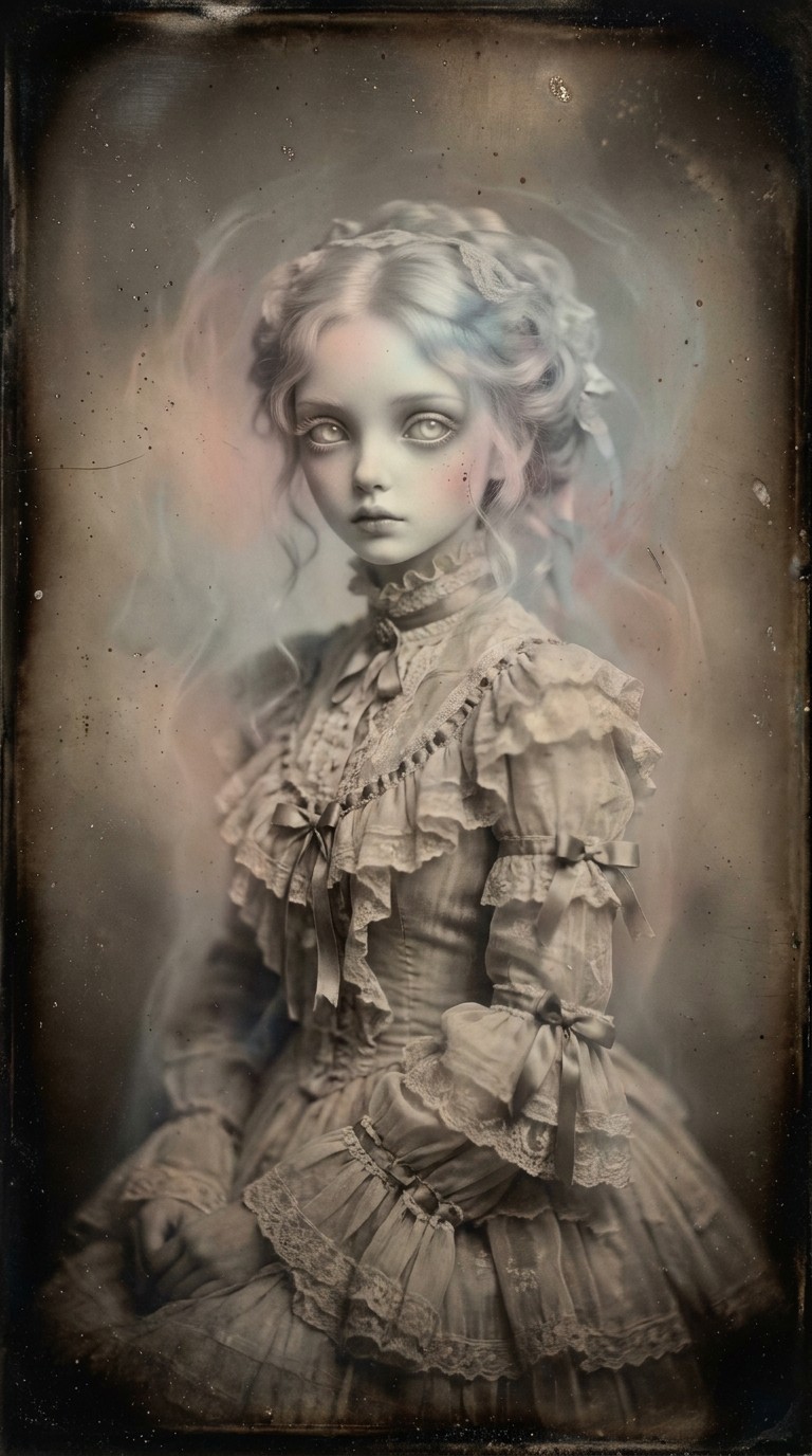 Free Ghostly Victorian Maiden Image - Daguerreotype, Vintage, Sepia ...