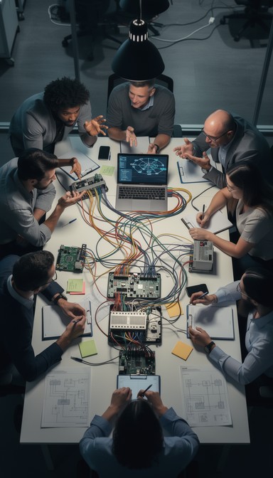 Computer Security Teamwork Free Cybersecurity Team Meeting Image - Cybersecurity, Technology ...