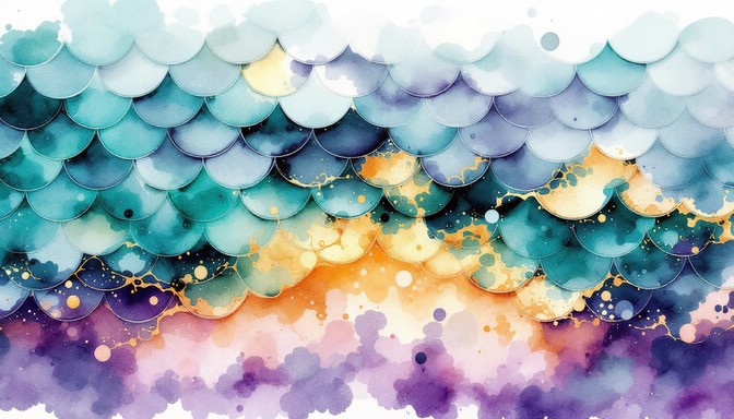 Free Textured Scale Gradient Image - Watercolor, Scales, Olive ...