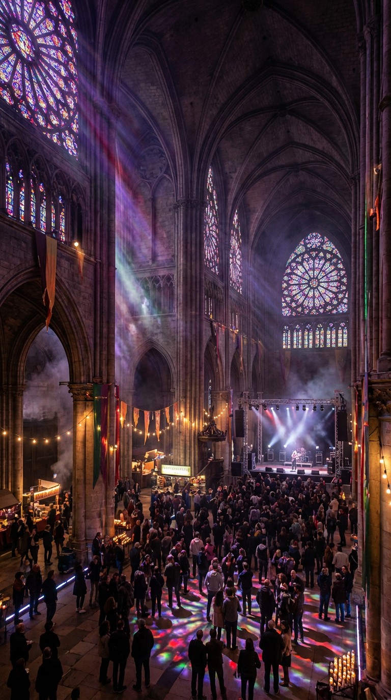 Free Gothic Festival Night Image - Cathedral, Gothic, Festival ...