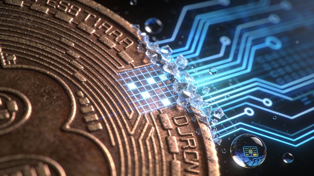 Download Money Becomes Digital Image - Coin, Digital, Transformation ...