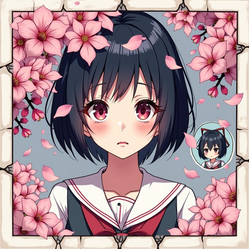 Anime Amblems Free Conflicted Anime Girl Image | Download at StockCake