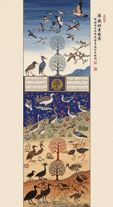 Birds Evolution Drawing Free Birds Through Time Image - Birds, Evolution, Scroll | Download at ...