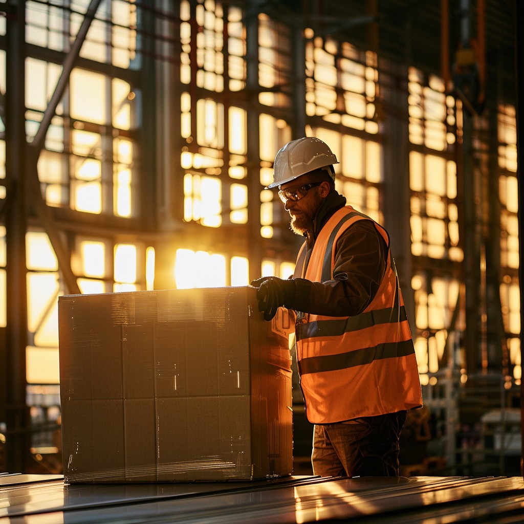 Worker 2 Free Worker at Sunset Image - Worker, Sunset, Warehouse | Download at ...