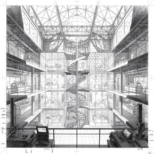 Free Futuristic Laboratory Design Image - Architecture, Laboratory ...