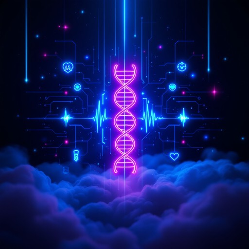 Free Digital DNA Interface Image - Holographic, Dna, Medical | Download ...