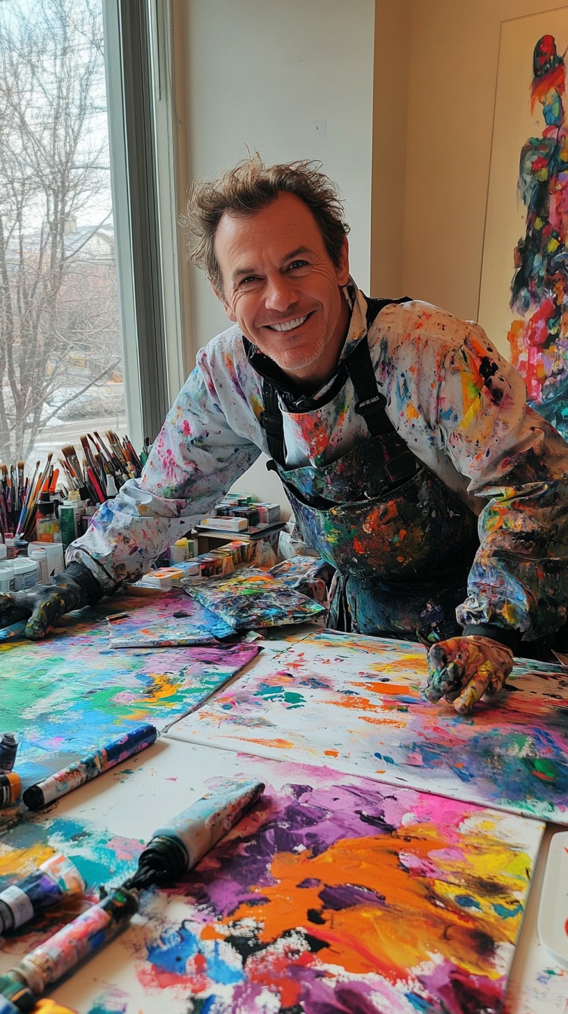 Free Artist Creating Art Image - Artist, Paint, Colorful | Download at ...