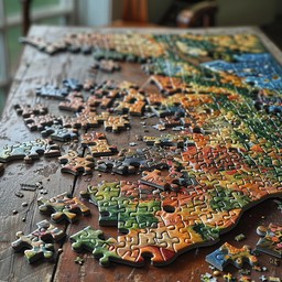 Jigsaw Mostly Incomplete Free Incomplete Puzzle Pieces Image - Puzzle, Jigsaw, Table | Download ...