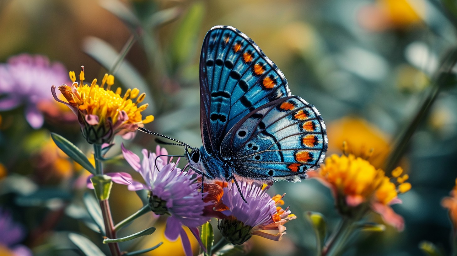 Free Vibrant Butterfly Rest Image - Butterfly, Flowers, Nature ...