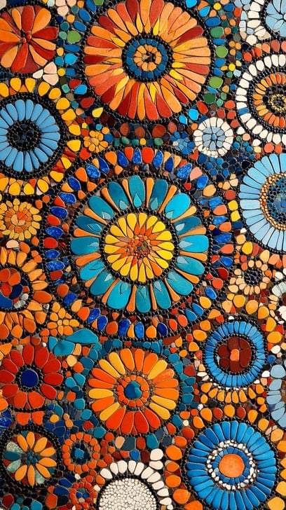 Free Colorful mosaic art Image - Art, Mosaic, Colorful | Download at ...