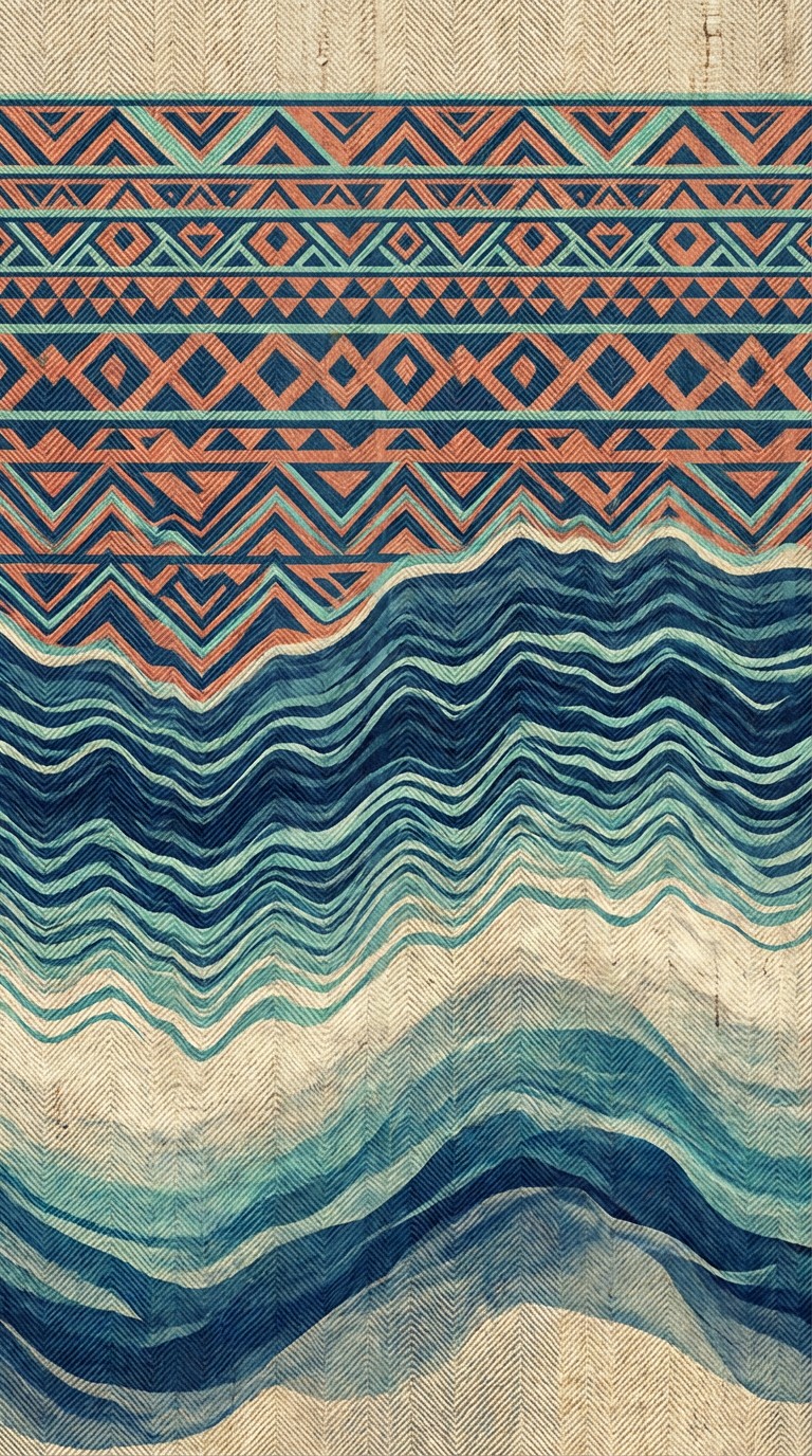 Free Pacific Wave Geometry Photo - Pattern, Geometric, Waves | Download ...