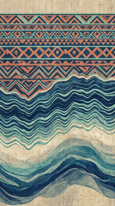 Pacific Pattern Triangle Free Pacific Wave Geometry Photo - Pattern, Geometric, Waves | Download ...