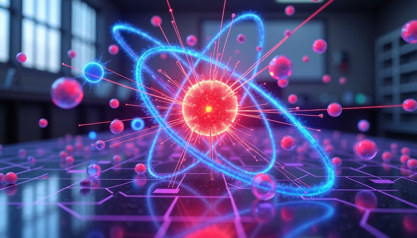 Free Energetic Atomic Model Image - Atom, Nuclear, Quantum | Download ...
