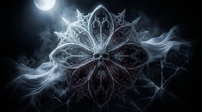 Free Frozen Gothic Mandala Image - Gothic, Mandala, Frost | Download at ...
