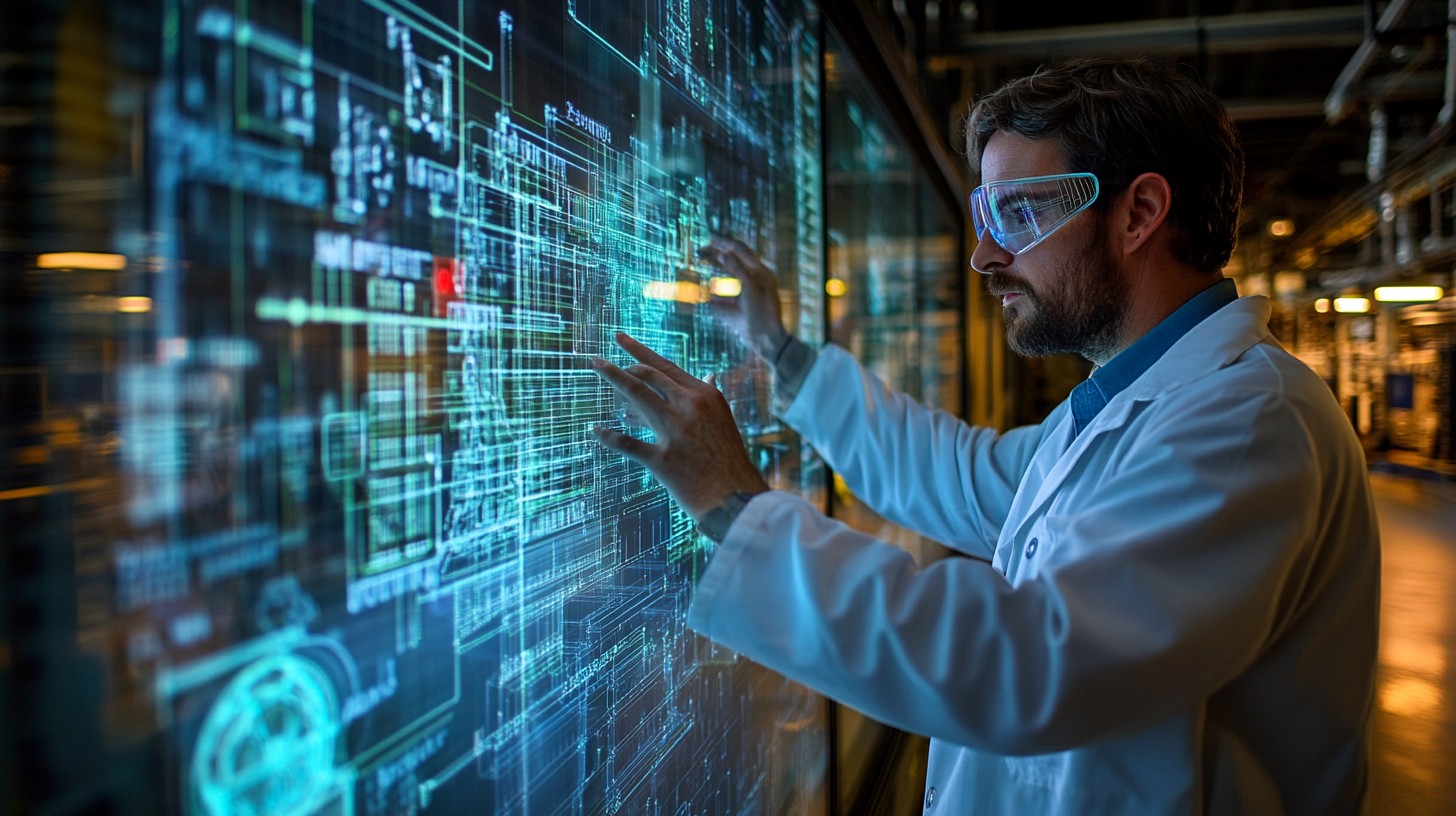 Free Engineer analyzing data Image - Engineer, Technology, Hologram ...