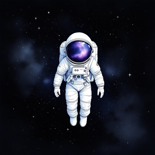 Free Cosmic Watercolor Explorer Image | Download at StockCake