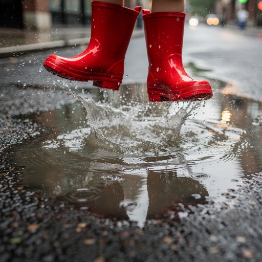 Free Puddle Jumping Fun Image - Boots, Rain, Puddle | Download at StockCake