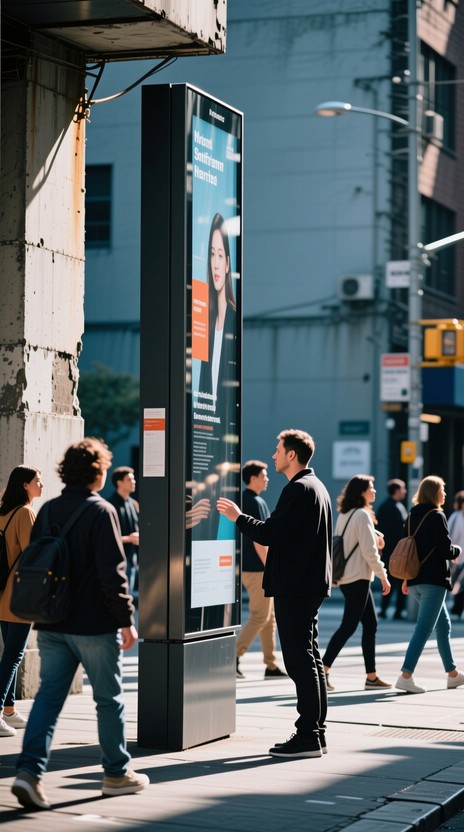 Free Urban Advertising Scene Image - City, Advertisement, People ...