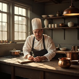 Free Chef's Golden Hour Image - Chef, Vintage, Kitchen | Download at ...