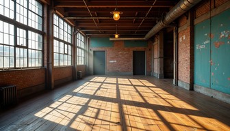 Free Sunlit Factory Loft Image - Industrial, Loft, Sunlight | Download ...