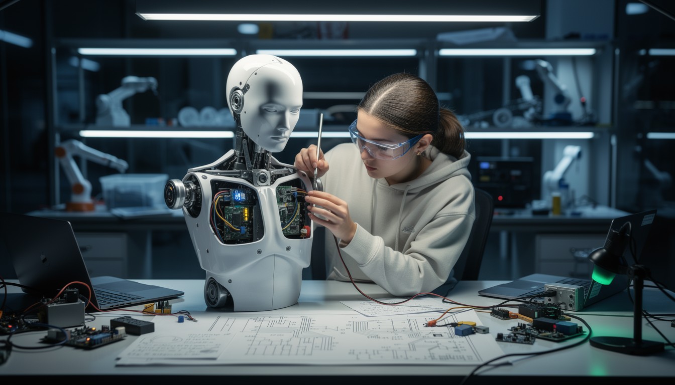 Free Building Android Technology Image - Engineer, Woman, Android ...