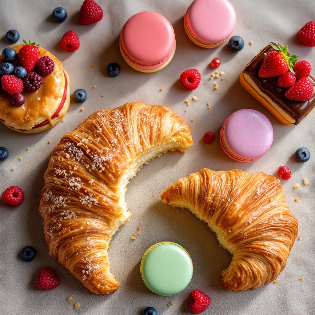 Free Artisan Pastry Collection Photo - Pastries, Croissant, Macarons ...