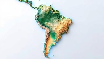 Free South America Elevated Image - Topographical, Map, Geography