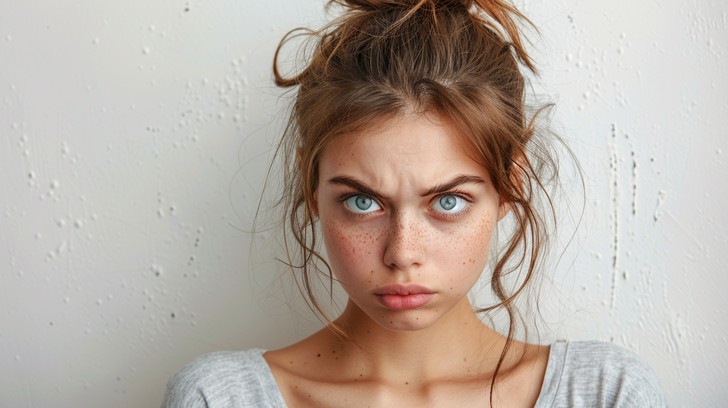 Free Intense Frown Expression Image - Woman, Frown, Intense | Download ...