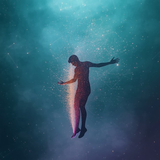Free Dissolving Into Stardust Image - Surreal, Floating, Transformation ...