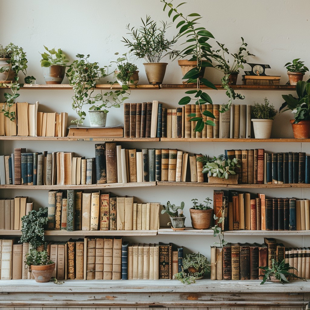 Free Library with Plants Image - Library, Books, Plants | Download at ...