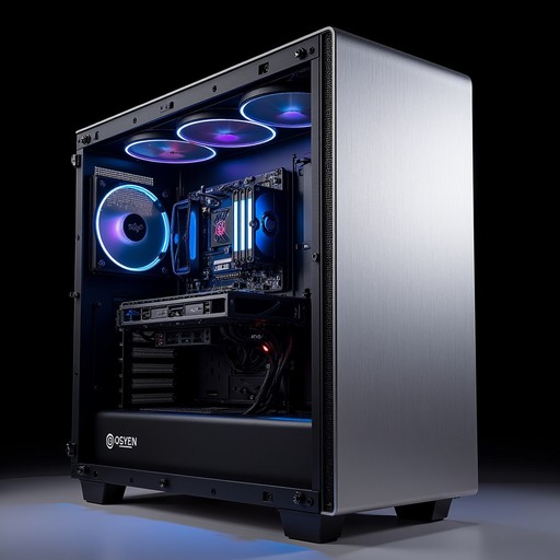 Red Blue Rgb Computer Free Glowing Gaming Tower Image - Gaming, Rgb, Computer | Download at ...