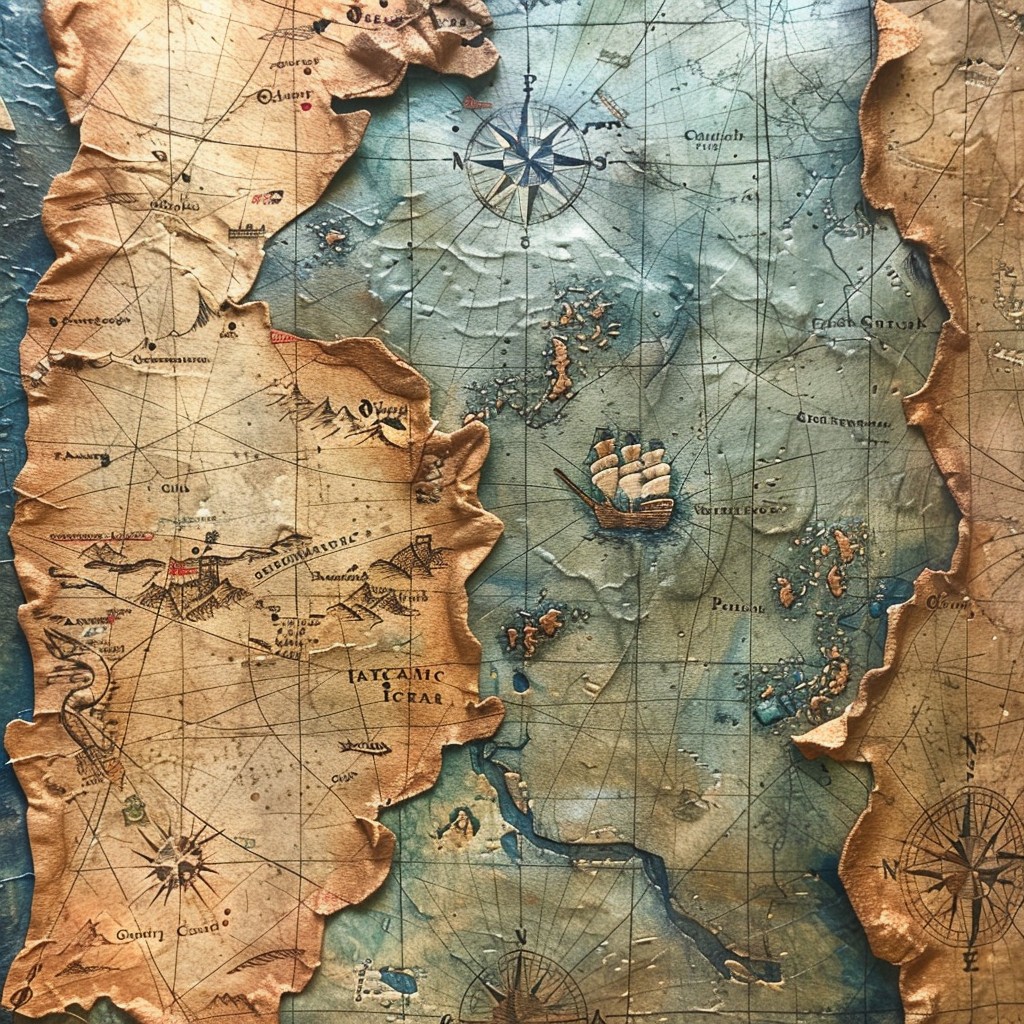 Free Antique Map Detail Image - Map, Antique, Vintage | Download at ...