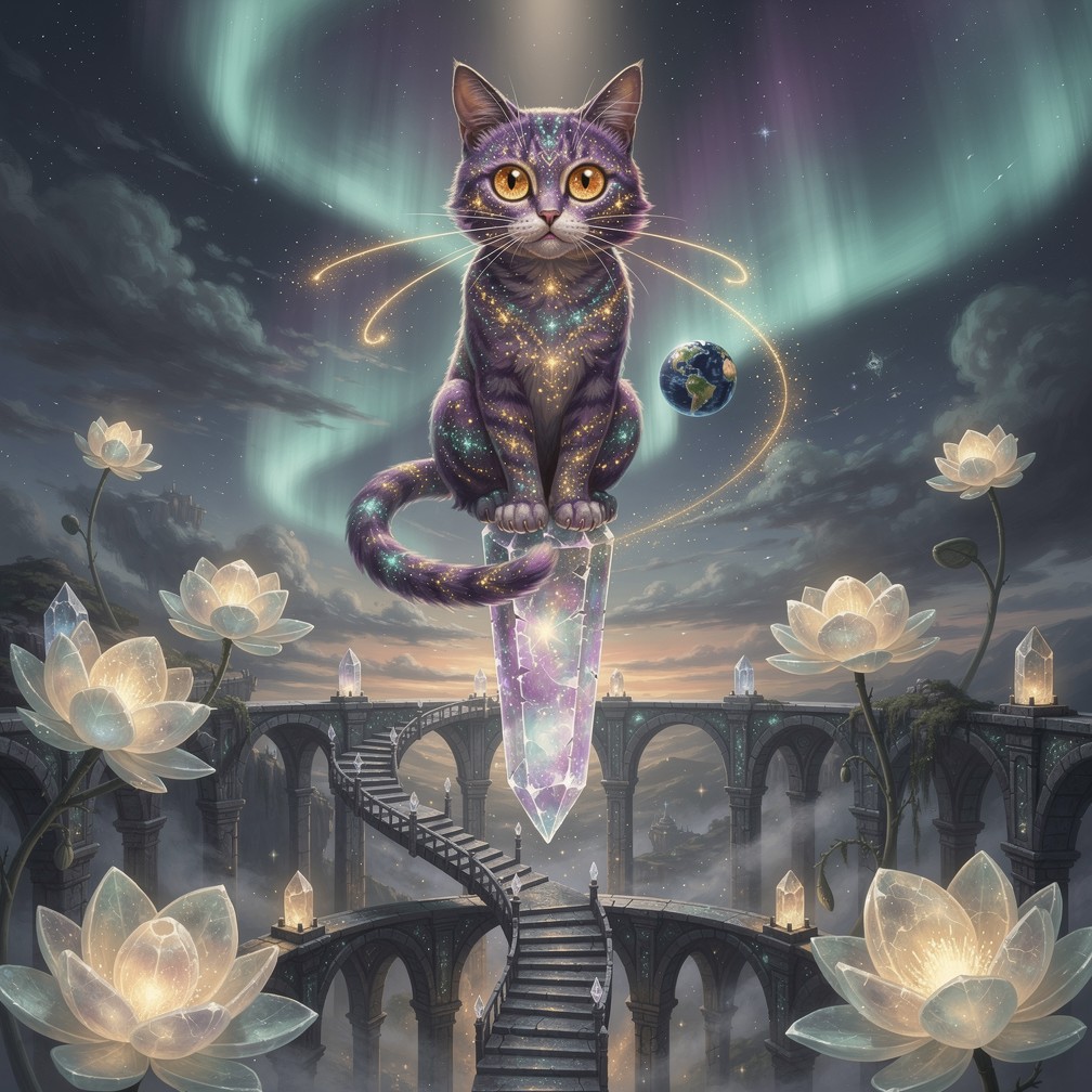 Free Celestial Cat Dreams Image - Cat, Feline, Celestial | Download at ...