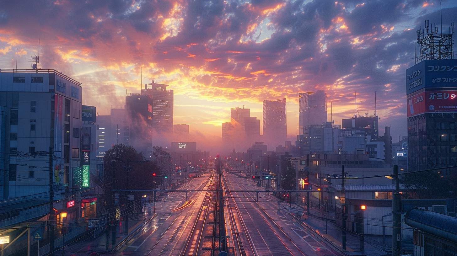 Free Urban sunrise view Image - Sunrise, Cityscape, Urban | Download at ...