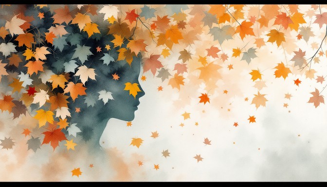 Free Autumn Leaves Dance Image - Autumn, Watercolor, Leaves | Download ...