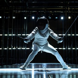 Free Dynamic Fencing Action Image - Fencing, Athlete, White | Download ...
