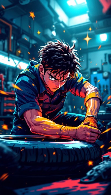 Free Determined Workshop Mechanic Image | Download at StockCake