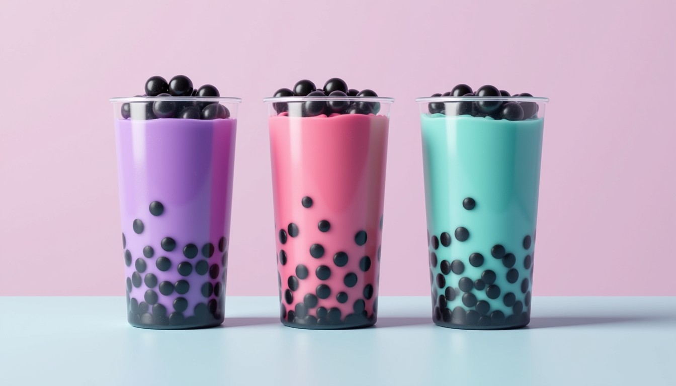 Free Colorful Boba Trio Image - Boba, Tapioca, Pearls | Download at ...
