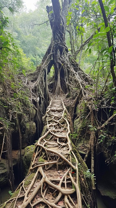 Free Living Root Bridge Image - Bridge, Roots, Indigenous | Download at ...