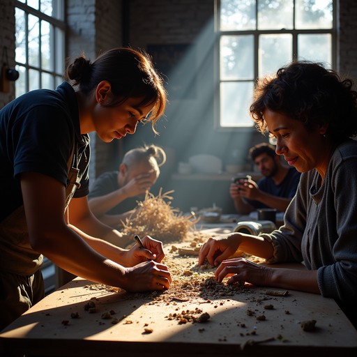 Free Crafting with light Image - Craftsmanship, Sunlight, Workshop ...