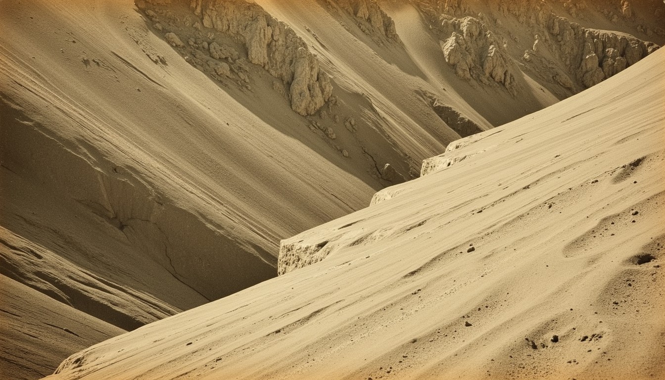 Download Sepia Desert Ridges Image - Erosion, Geological, Sepia | StockCake