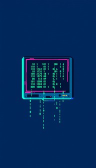 Free Digital Code Cascade Image - Pixelart, Cyberpunk, Retro | Download ...