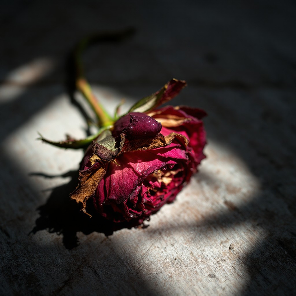 Free Fading Rose Beauty Image - Rose, Decay, Dramatic | Download at ...