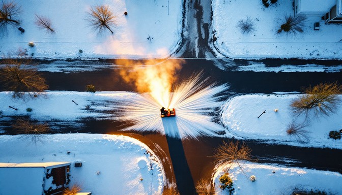 Free Snow Clearing Determination Image - Winter, Snowplow, Clearing ...
