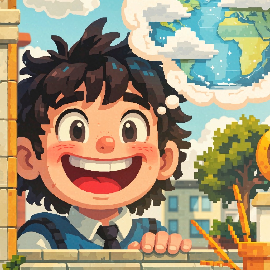 Free Pixel Art Joy Image - Pixel, Art, Character | Download at StockCake