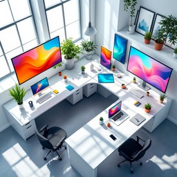 Free Modern Workspace Design Image - Workspace, Modern, Creative ...